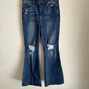 Judy Blue Dark Blue Flare Jeans